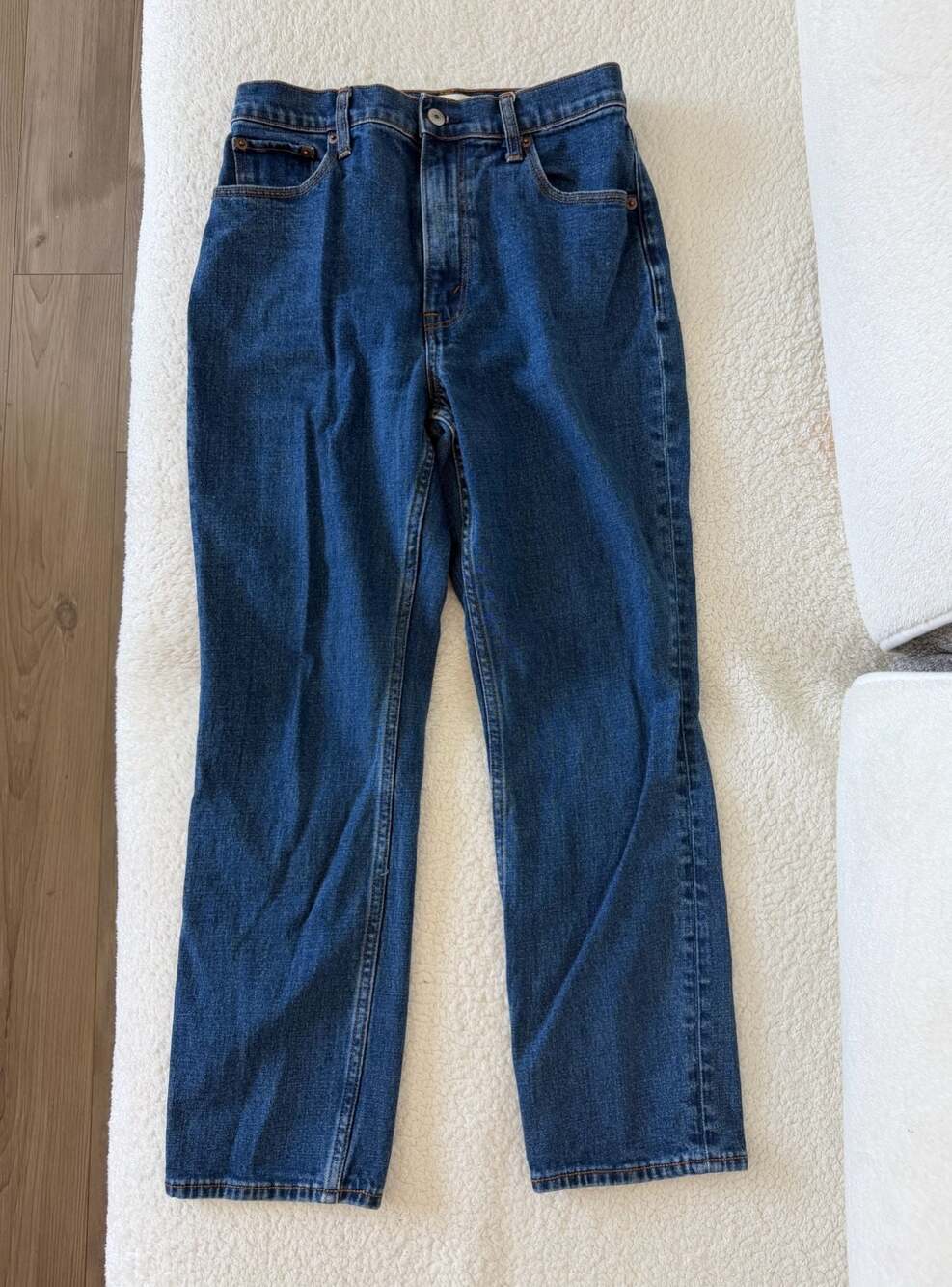 Abercrombie & Fitch The Ankle Straight Ultra High Rise Jeans Size 27/4